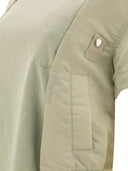 Sacai "Nylon Twill X Cotton Jersey" T Shirt