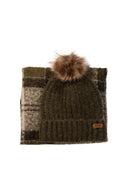 Barbour "Saltburn" Mütze und Schal -Set