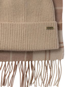 Barbour "Aubrey" sjaal- en beanie -cadeau -set