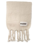 Jil Sander Scarf With Logo Patch