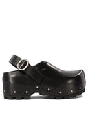 Jil Sander Tubas de cuero con tachuelas