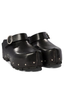Jil Sander Tubas de cuero con tachuelas