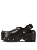 Jil Sander Tubas de cuero con tachuelas