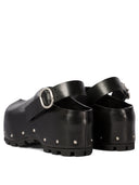 Jil Sander Tubas de cuero con tachuelas
