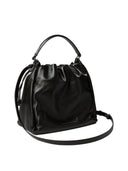 Brunello Cucinelli Eimerbeutel in weichem Leder mit Monili