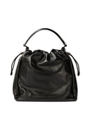Brunello Cucinelli Eimerbeutel in weichem Leder mit Monili