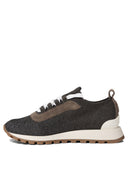 Brunello Cucinelli "Sparkling Precious Eyelets" Sneakers
