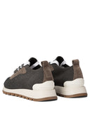 Brunello Cucinelli "Sparkling Precious Eyelets" Sneakers