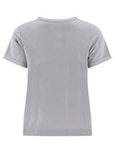 Brunello Cucinelli "funkelnder" Kaschmir und Seiden -T -Shirt