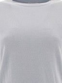Brunello Cucinelli "funkelnder" Kaschmir und Seiden -T -Shirt