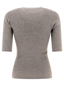Brunello Cucinelli geribbeld Cashmere Sparling -trui
