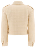 Veste en tweed courte Givenchy avec 4 g de détails