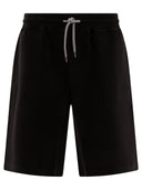 Brunello Cucinelli Cotton, Cashmere And Silk French Terry Double Cloth Bermuda Shorts