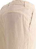 Brunello Cucinelli Garment Dyed Leisure Fit Trousers With Pleats