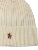 Moncler Grenoble geribbelde wollen beanie