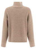 Maglione a dolcevita Peserico con Lurex