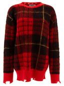 Alexander Mc Queen "Tartan Distressed" Sweater
