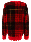 Alexander Mc Queen "Tartan Distressed" Sweater