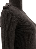 Alexander Mc Queen Ribbed Mini Dress