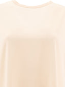 Brunello cucinelli monili와 함께 실크 새틴 티 셔츠