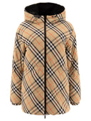 Burberry omkeerbare check down jas