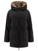 Burberry omkeerbare check down jas