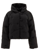 Ganni Down Jacke mit gesticktem Monogramm