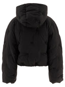 Ganni Down Jacke mit gesticktem Monogramm