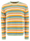 Acne Studios "Face" Striped Sweater