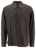 Our Legacy "Welding" Leather Overshirt