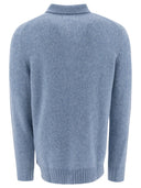 Nn.07 "Lee" Merino Wool Blend Polo Sweater