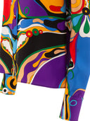 Emilio Pucci Orchidee Print Silk Twill Shirt