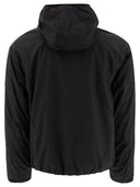 Veste à capuche à tramage à vent de patrouille de randonnée