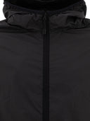 Veste à capuche à tramage à vent de patrouille de randonnée