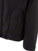 Veste à capuche à tramage à vent de patrouille de randonnée