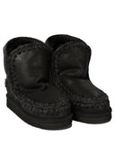 Mou „Eskimo 18 z logo rhinestones” buty kostki