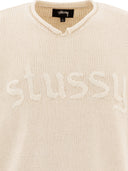 Stüssy V Neck Sweater met logo