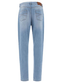 Brunello Cucinelli Ligero de mezclilla de mezclilla Fit Jeans