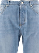 Brunello Cucinelli Ligero de mezclilla de mezclilla Fit Jeans