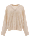 Brunello Cucinelli "Dazzling Argyle Embroidery" Sweater