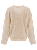 Brunello Cucinelli "Dazzling Argyle Embroidery" Sweater