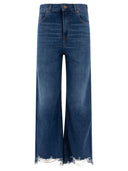 Chloé Cropped Wide Leg Jeans