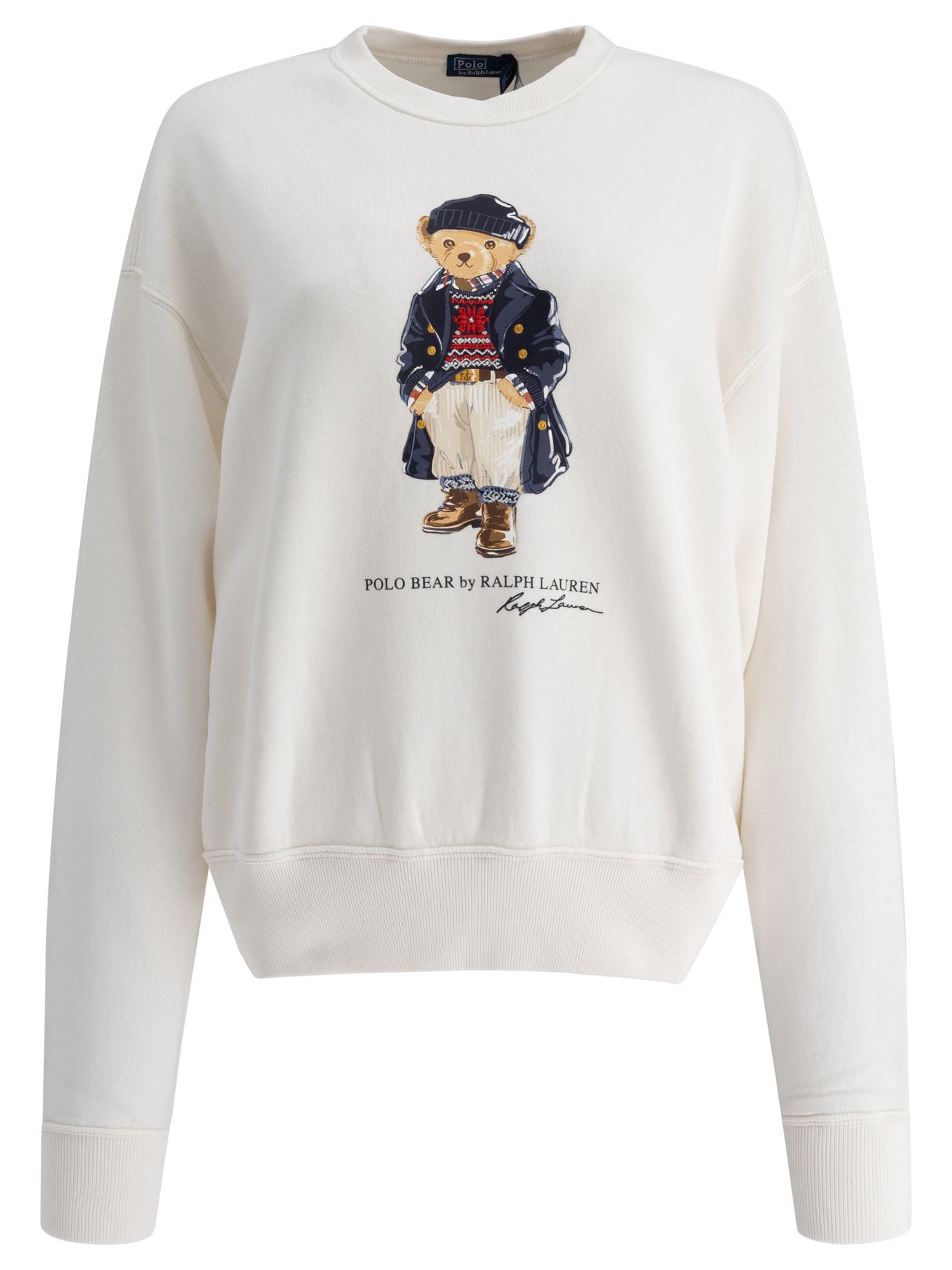 Polo Bear by deals Ralph Lauren women’s white crewneck sweatshirt