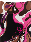 Emilio Pucci Orchidee Print Pencil Skirt