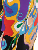 Emilio Pucci Orchidee Print Pencil Skirt