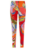 Emilio Pucci Orchidee Print Leggings