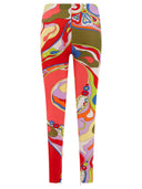 Emilio Pucci Orchidee Print Leggings
