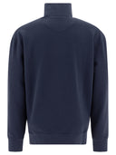 Maison Kitsuné "Fox Head" Half Zip Sweatshirt