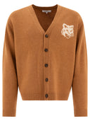 Maison Kitsuné "Fox Head Intarsia" Cardigan