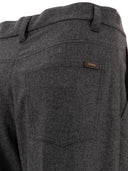 Brunello Cucinelli Virgin Wool And Cashmere Flannel Trousers